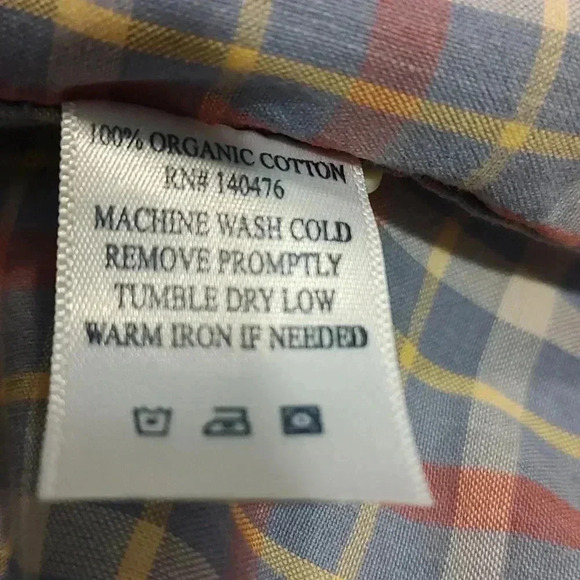 Faherty mens plaid button up shirt xl - Picture 4 of 5